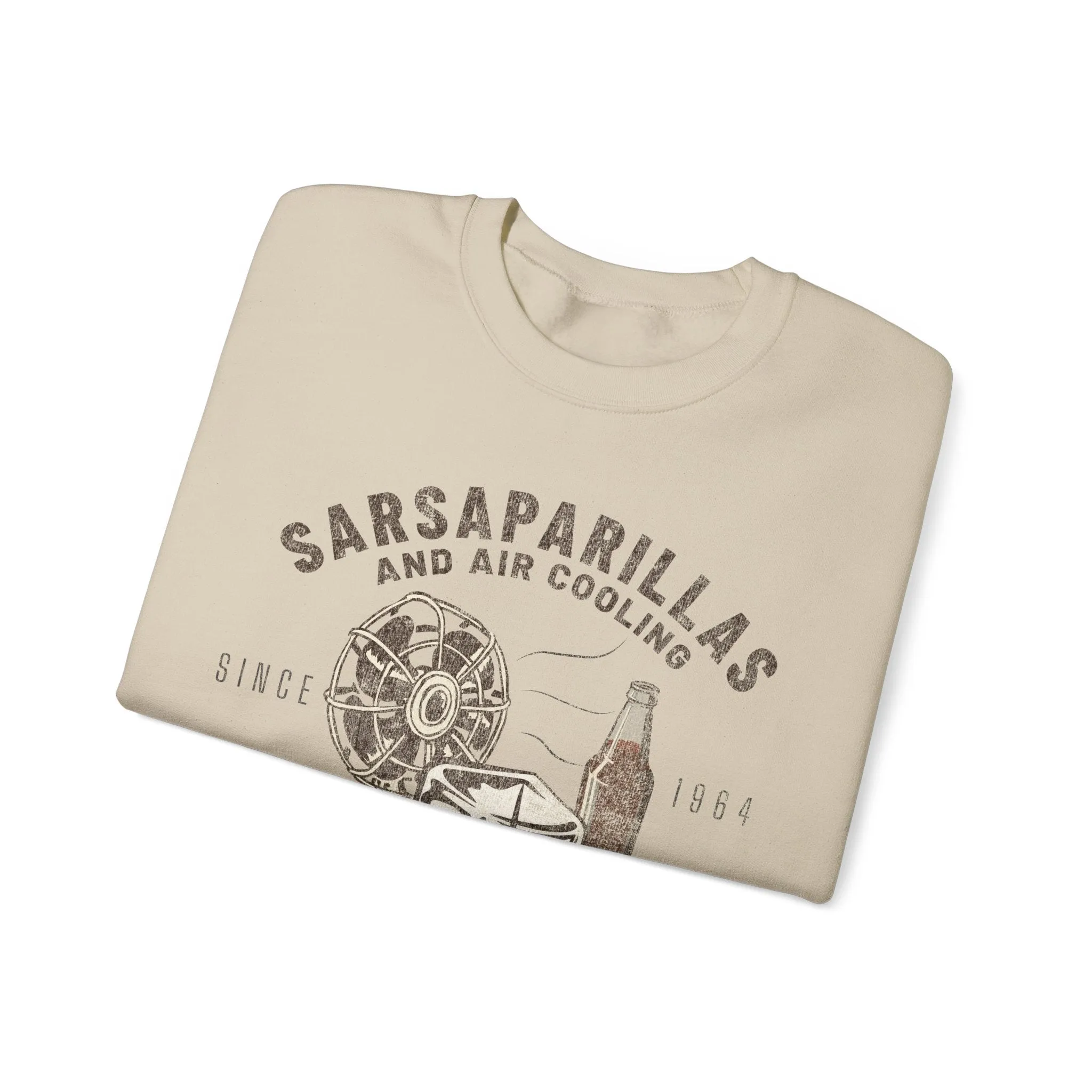 Carousel of Progress Sweatshirt - Sarsaparilla and Air Cooling