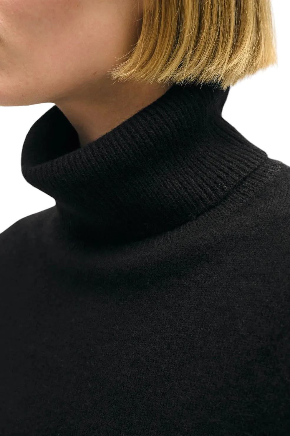 Cashmere Turtleneck - Black