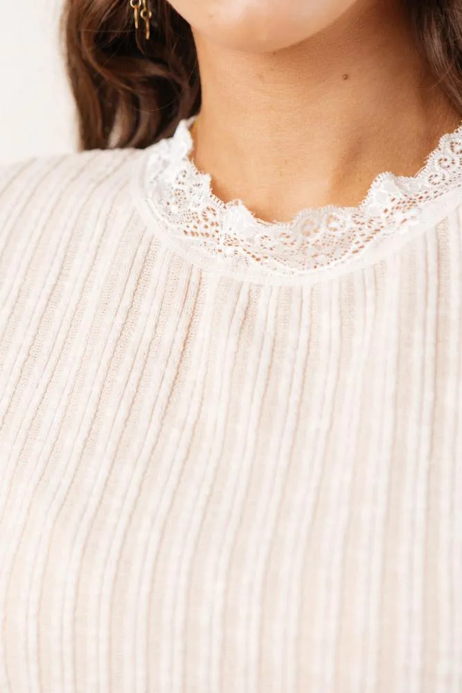 Celia Lace Detail Top