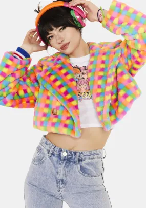 Chase The Rainbow Cropped Jacket