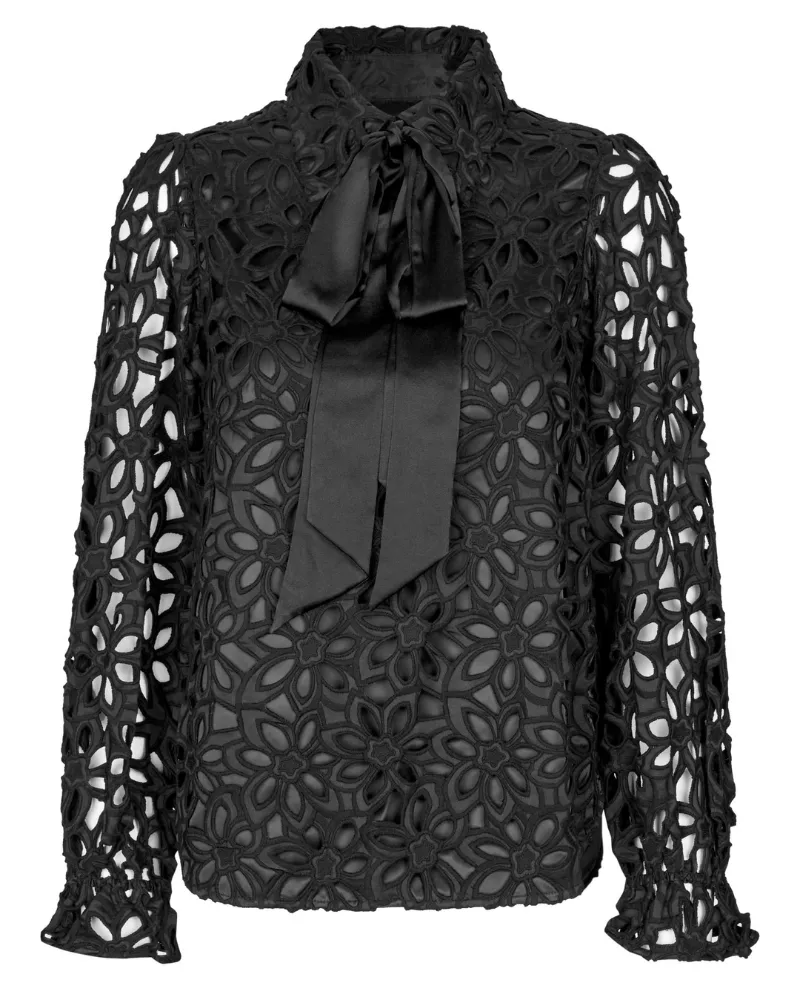 Dea Kudibal Kikki Black Bow Blouse