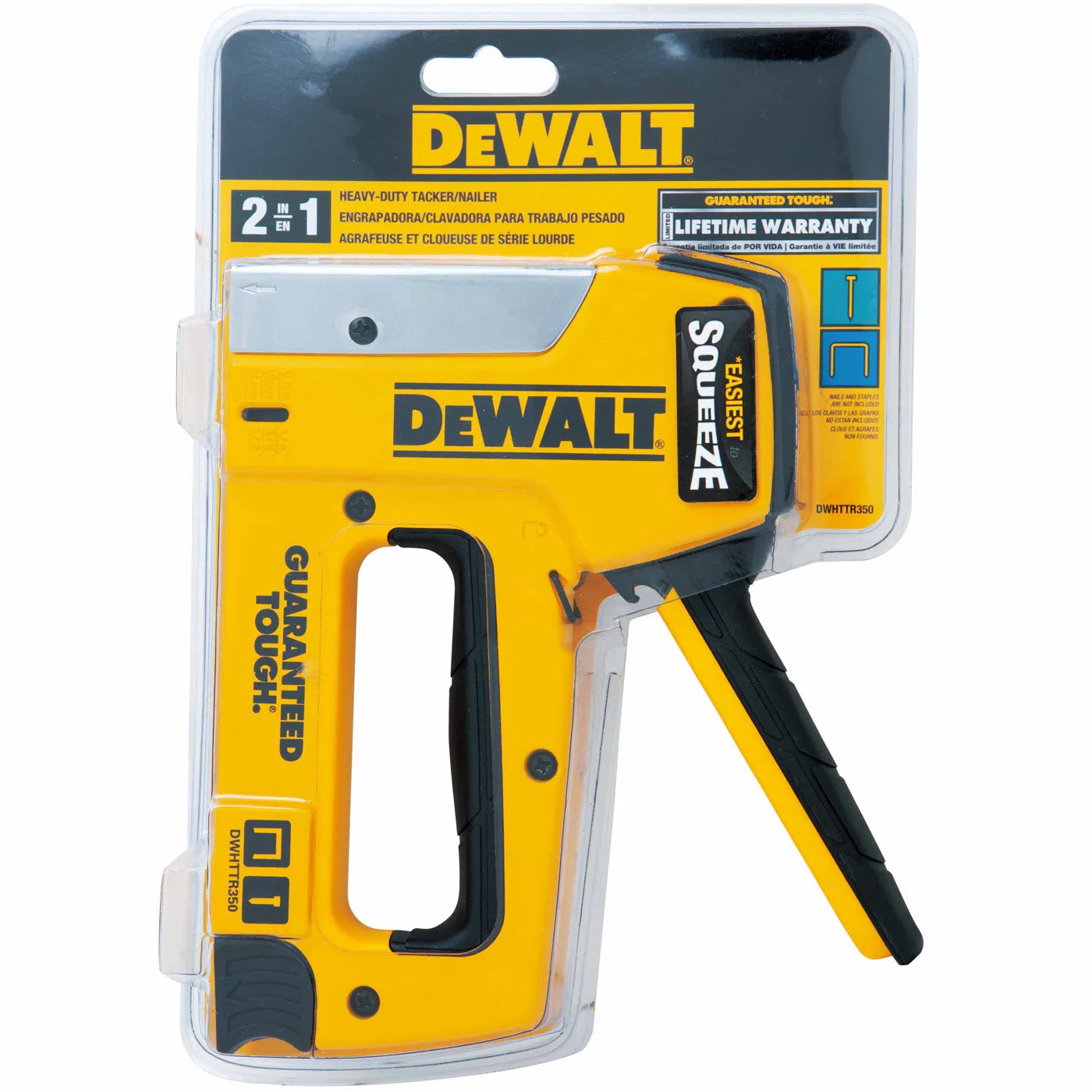 DeWalt DWHTTR350 Heavy-Duty Aluminum Hand Stapler/Brad Nailer (T50 STYLE)