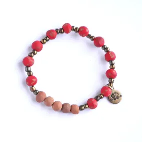 Diffuser Bracelet - Speckled Red