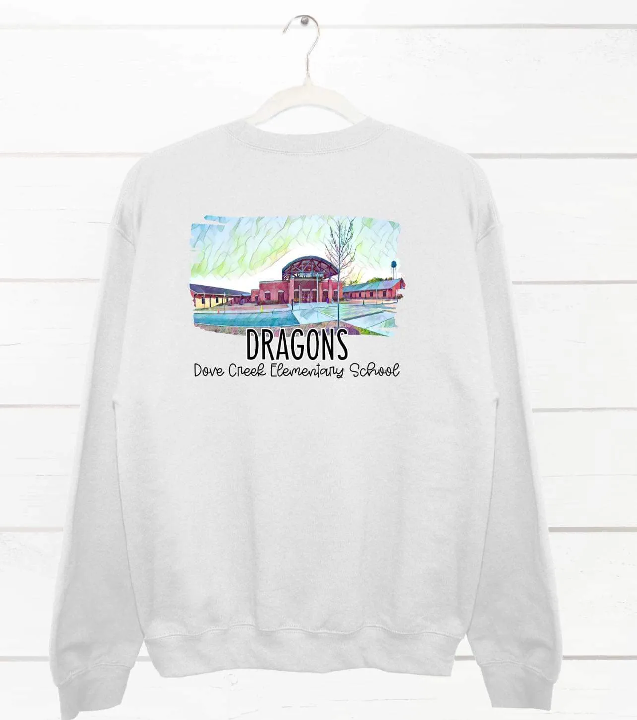 Dove Creek Elementary Watercolor Sweatshirt