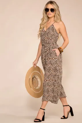 DROP DEAD GORGEOUS LEOPARD JUMPSUIT