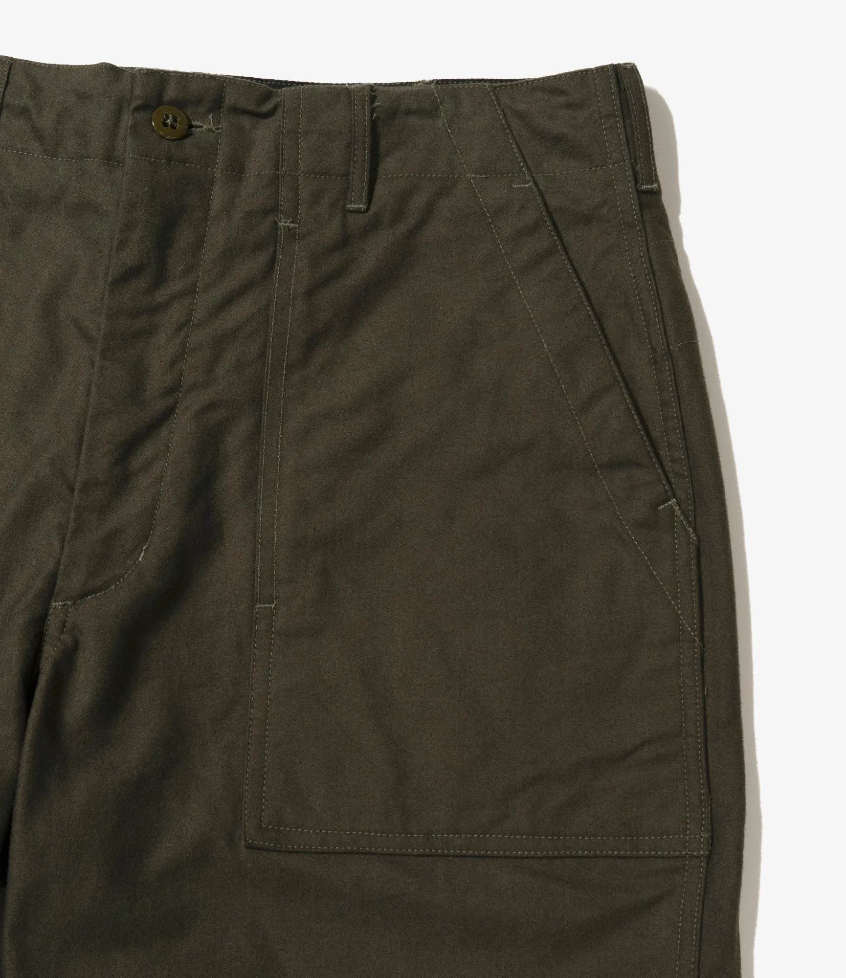 Engineered Garments Fatigue Pant - Olive Cotton Brushed