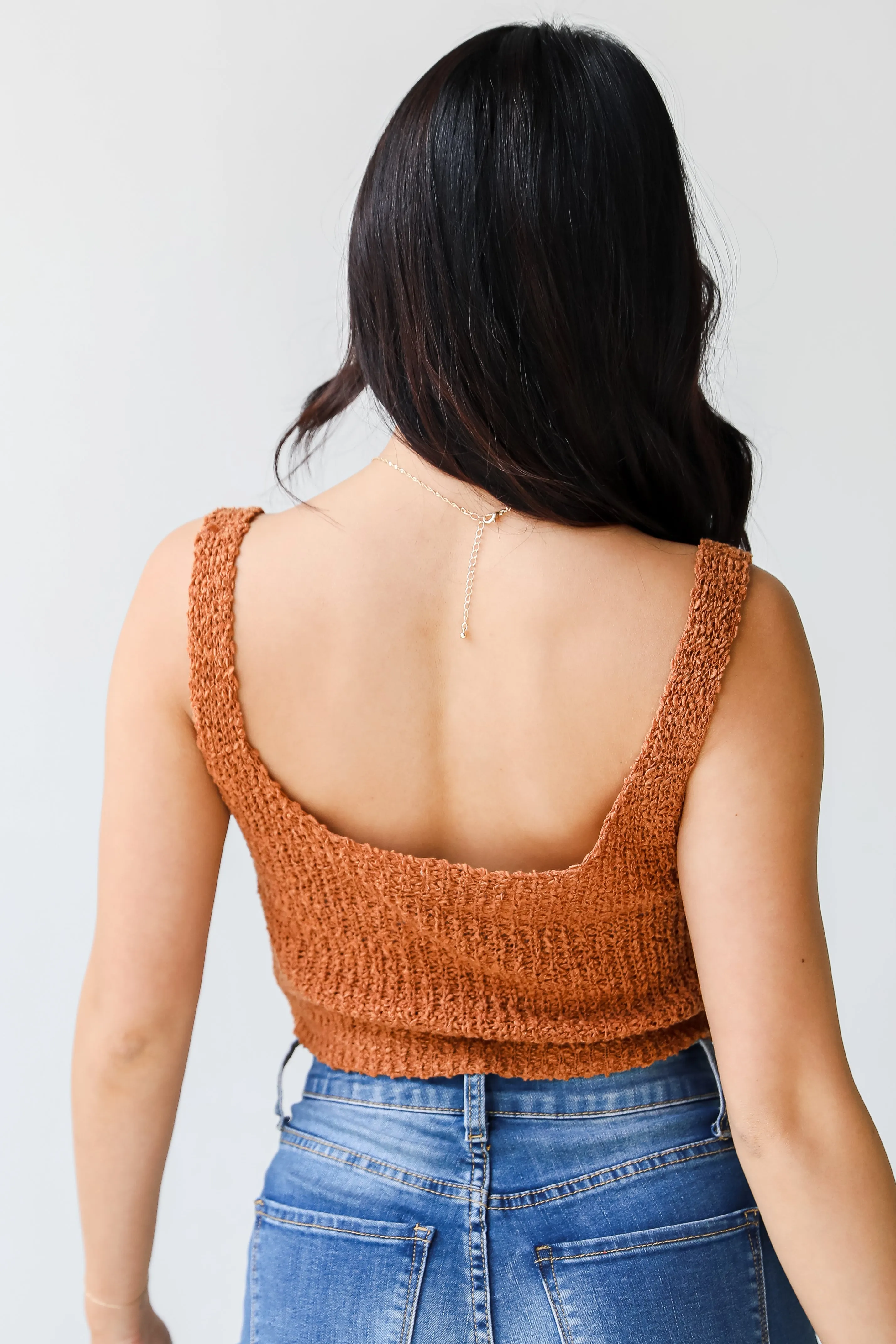 FINAL SALE - Hype Me Up Knit Cropped Tank