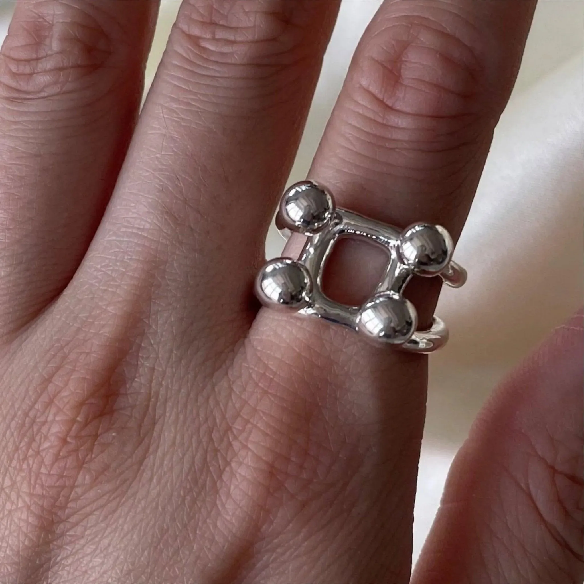 Five Sphere Ring