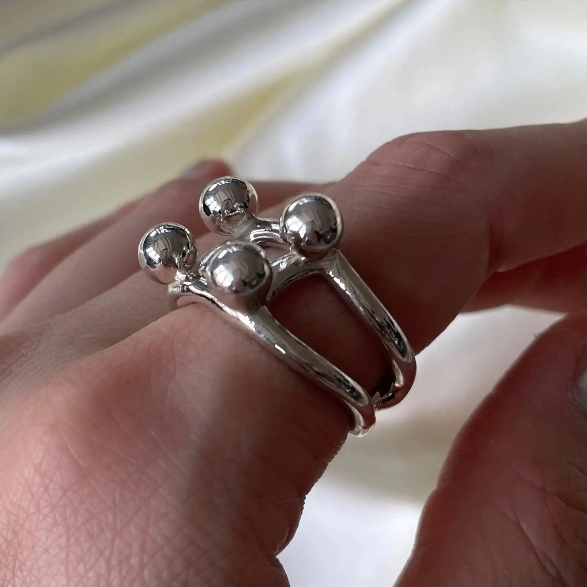 Five Sphere Ring