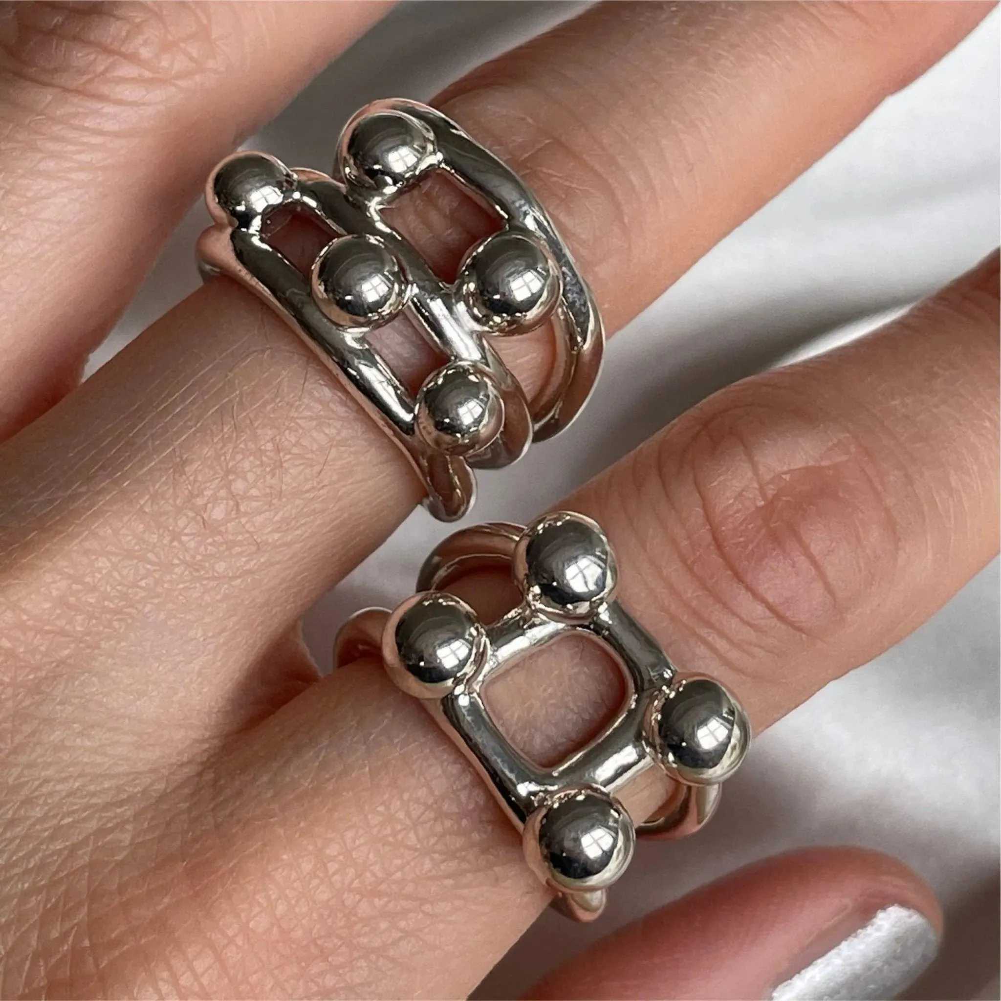 Five Sphere Ring