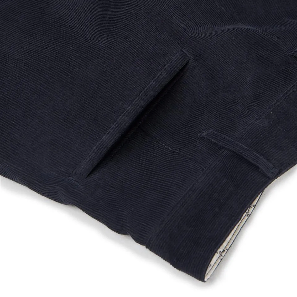 flagstuff loose corduroy st pants (midnight blue)