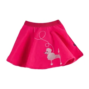 Flamingo Poodle Applique Felt Poodle Skirt - Select Size