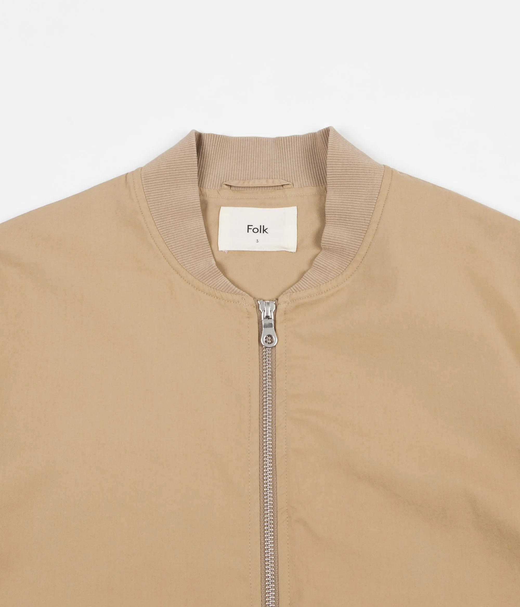 Folk Utility Bomber Jacket - Sand