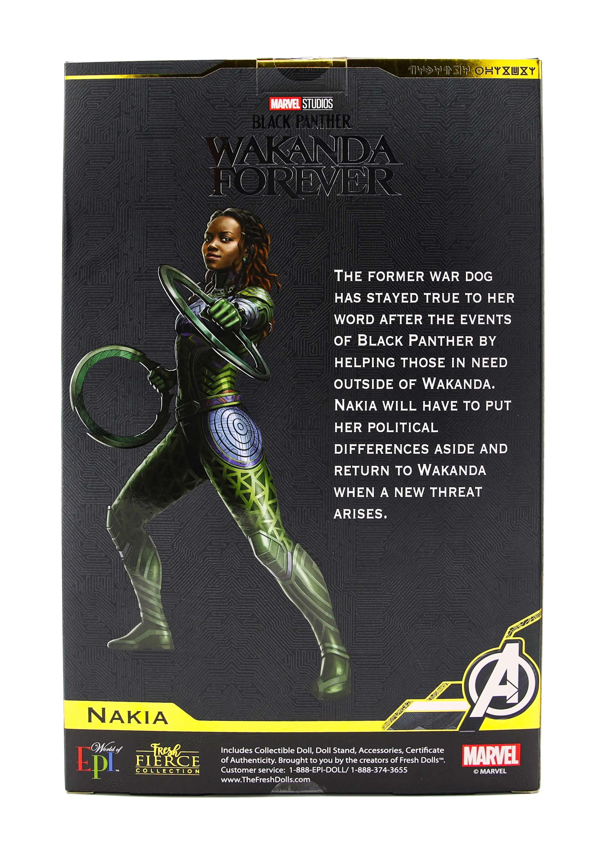 Fresh Fierce Collection - Marvel Black Panther 11.5" Fashion Dolls - Nakia