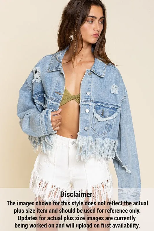 Fringe Boho Jacket (Plus Size)