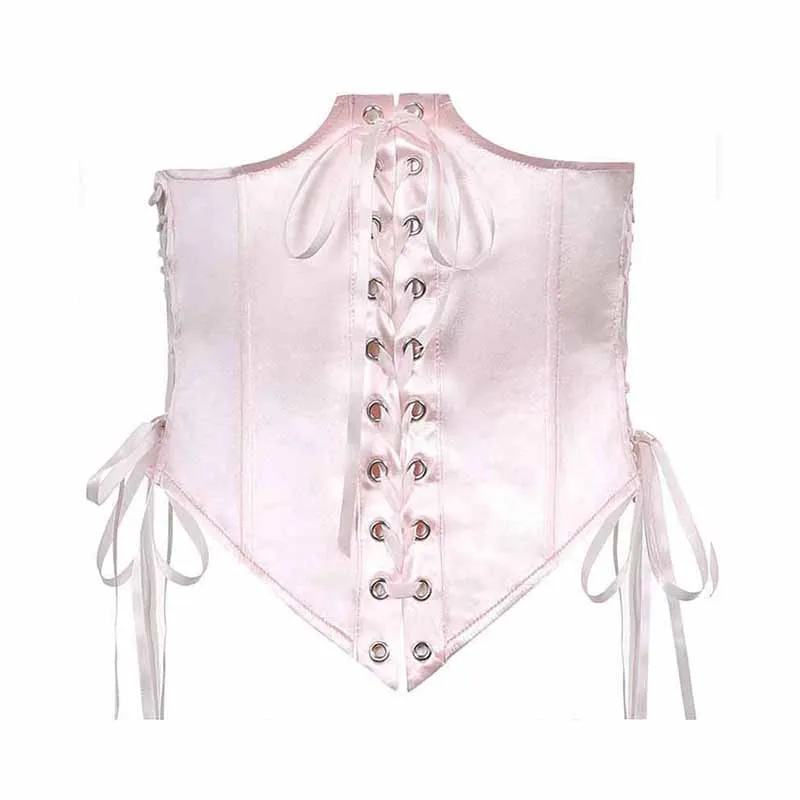 Front Corset Belt Asymmetric Lace-Up Corset Top