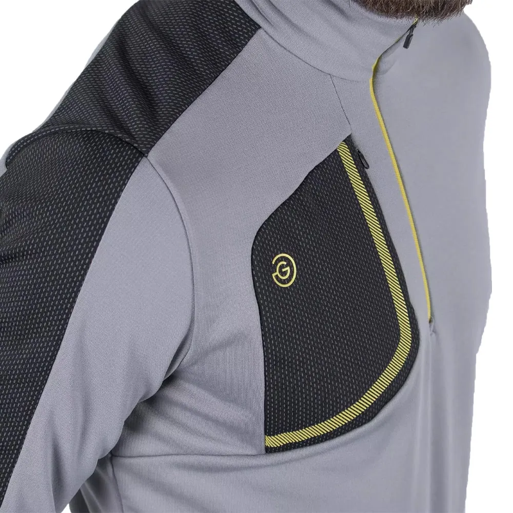 Galvin Green Dwight Insula Pullover - Sharkskin/Black/Yellow