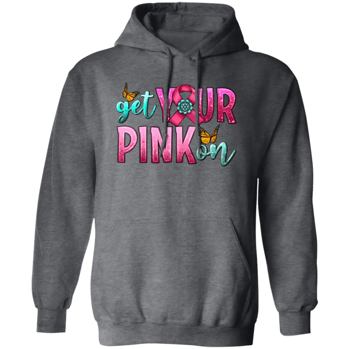 Get Your Pink Pullover Hoodie