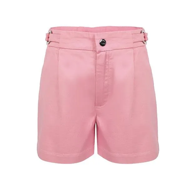 GIRLS SATIN SHORTS - PINK