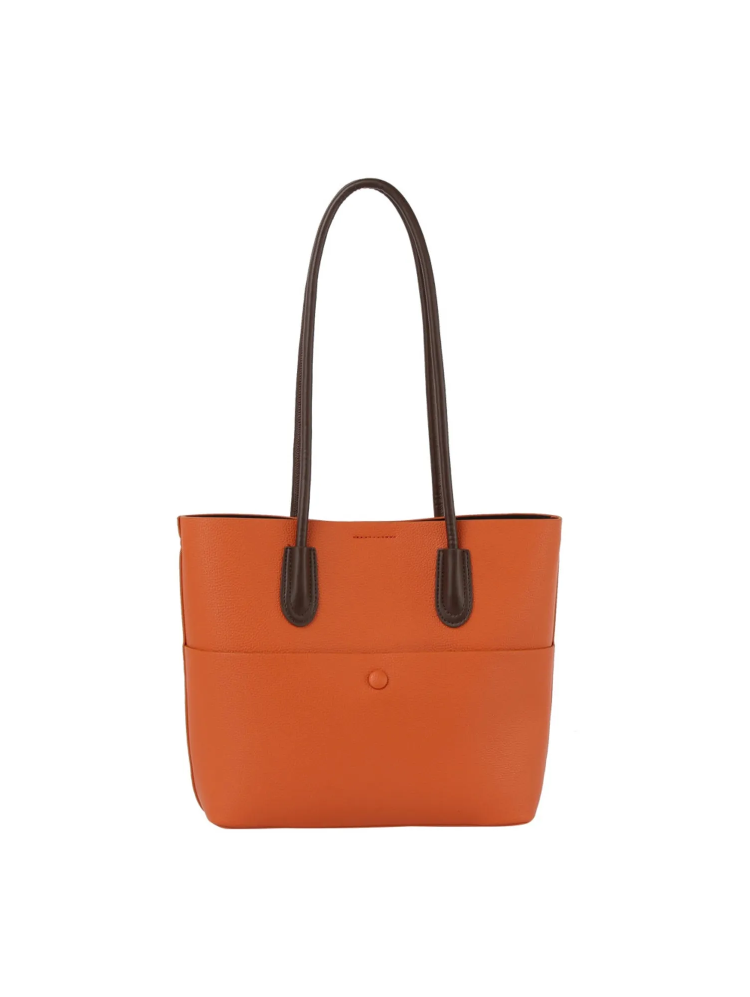 GL0169 Marcella 2 in 1 Button Detail Front Pocket Tote Bag