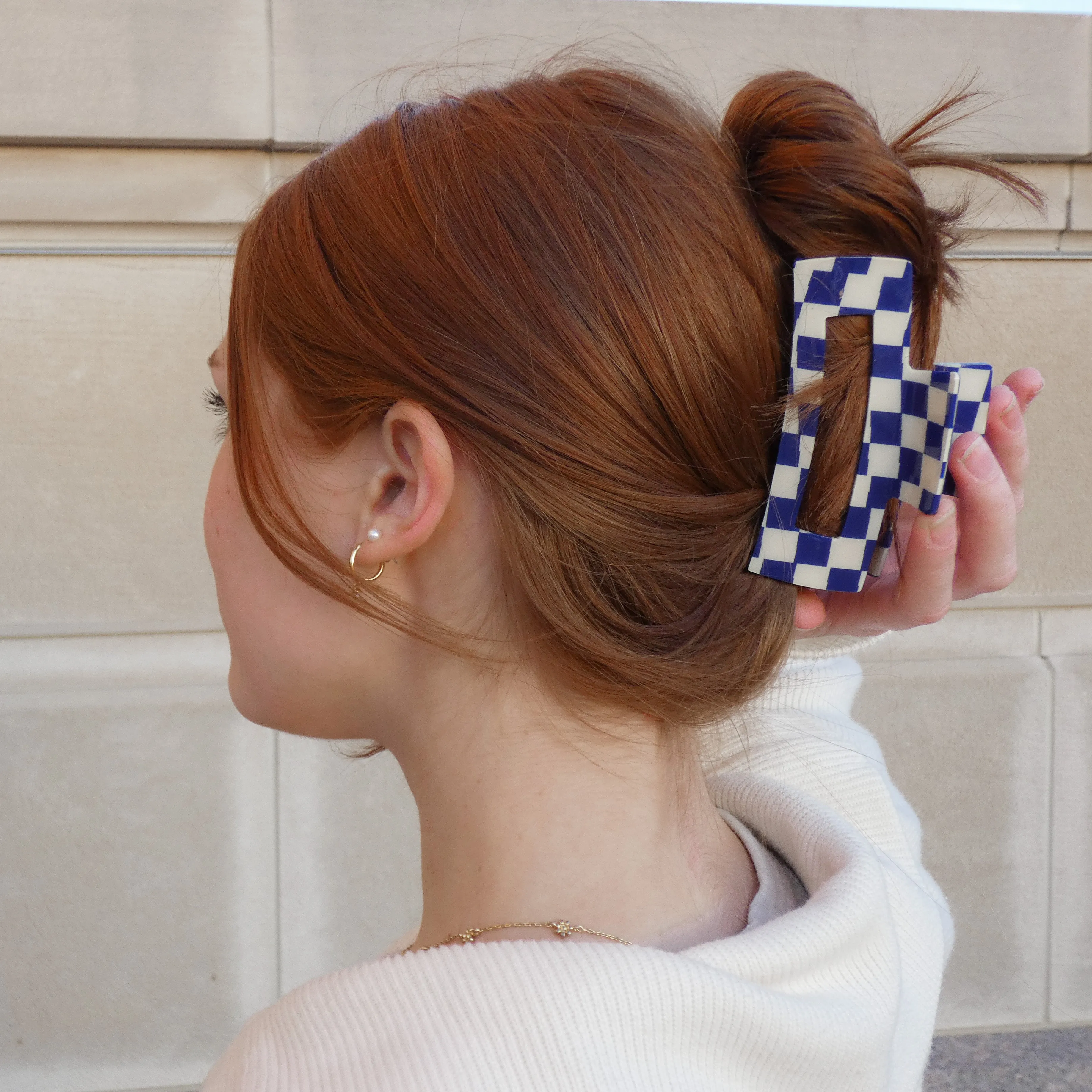 Hair Claw | Checkered