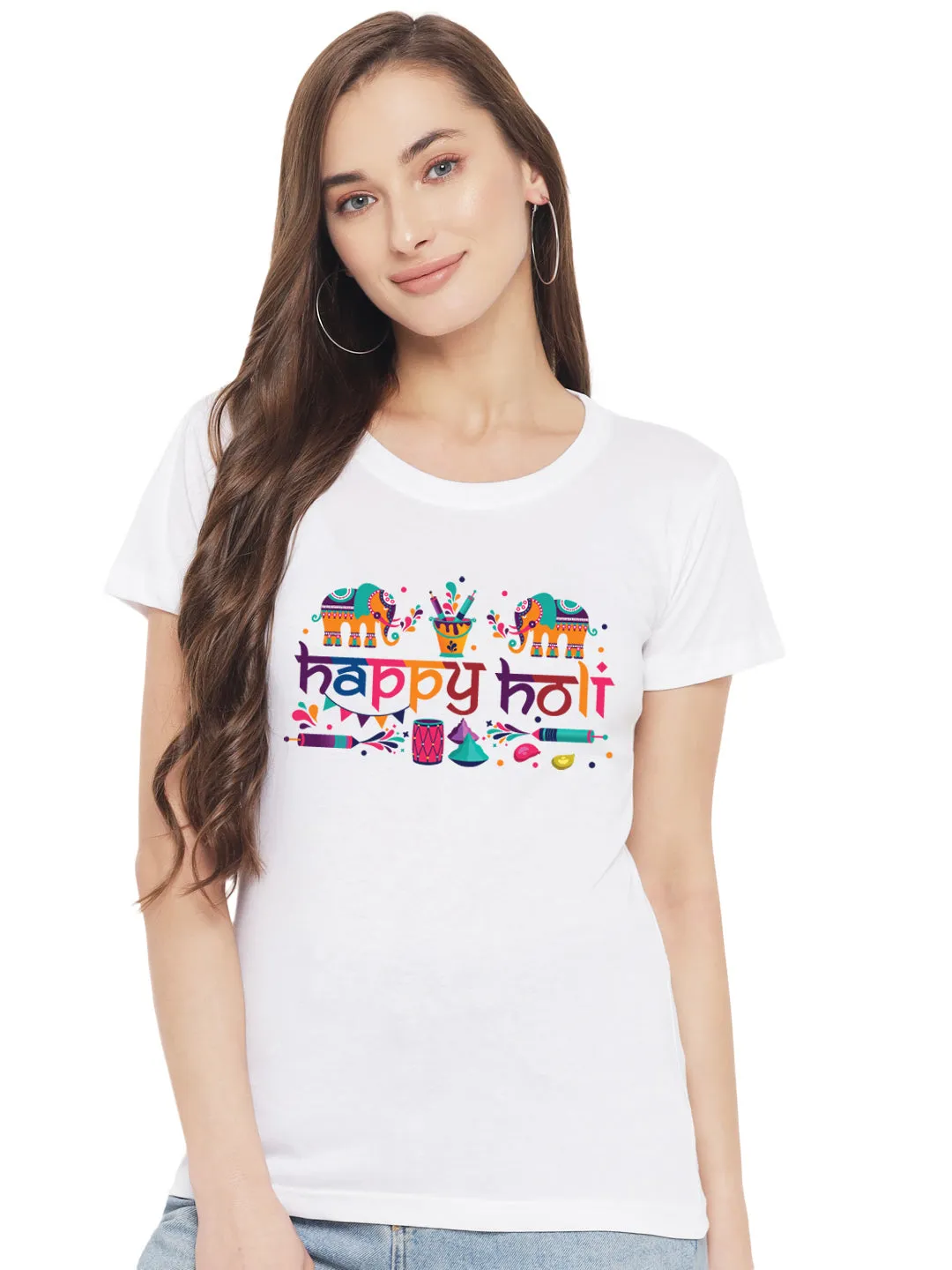 Happy Holi Ancient Women's Tshirt