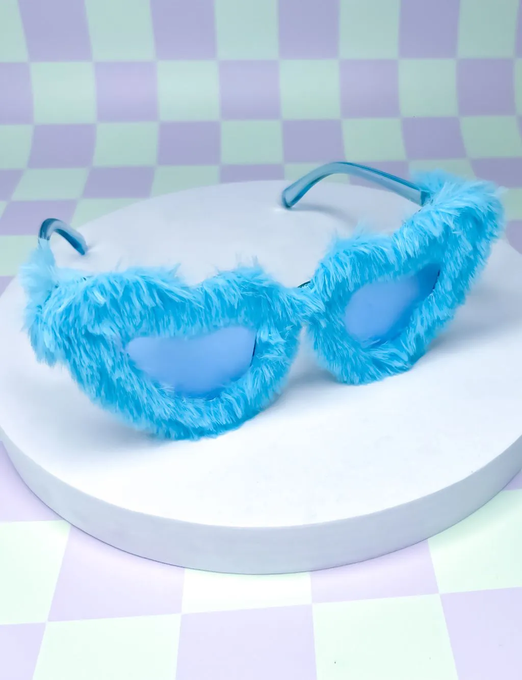 HEART ATTACK FUZZY SHADES - BLUE