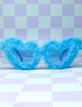 HEART ATTACK FUZZY SHADES - BLUE