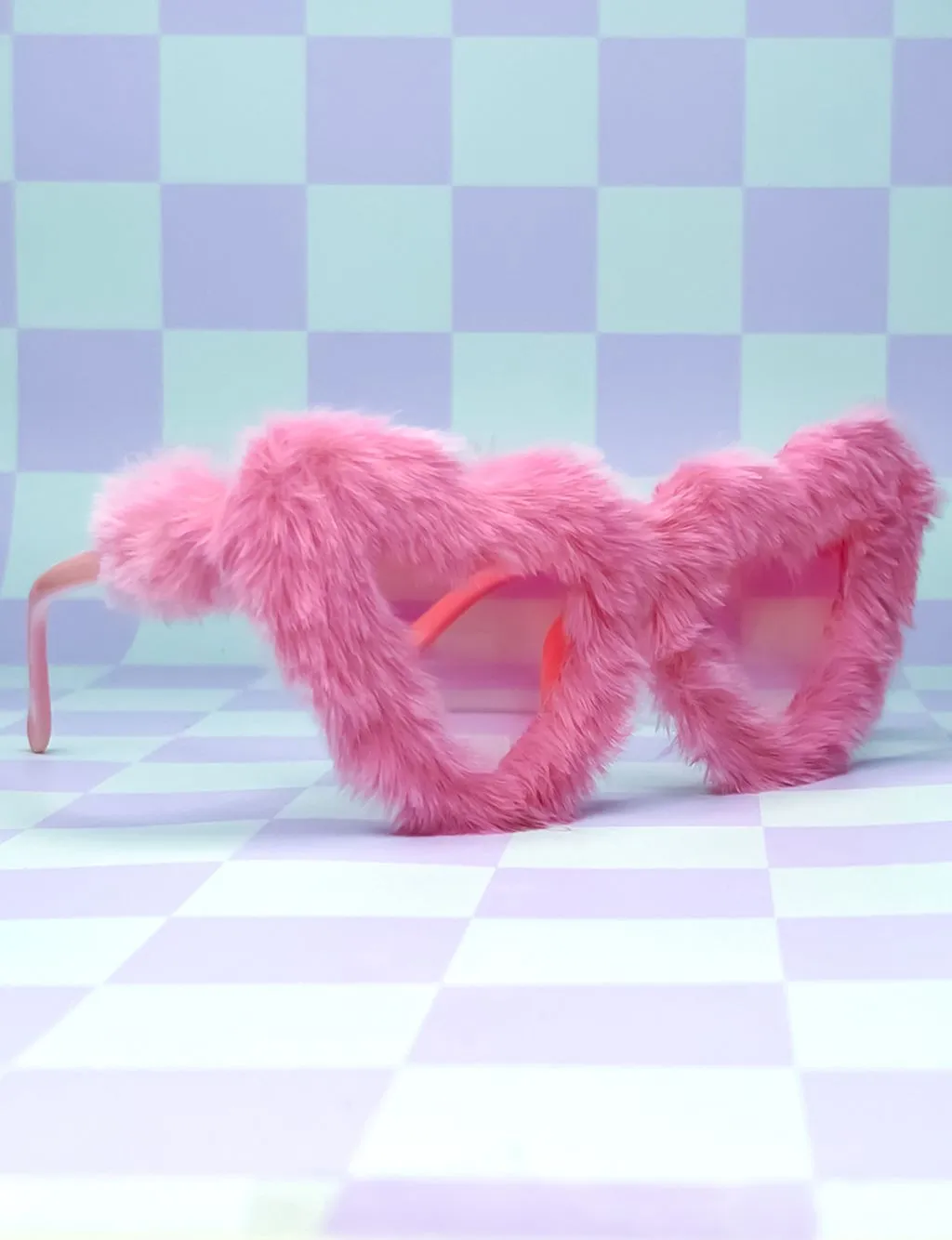 HEART ATTACK FUZZY SHADES - PINK