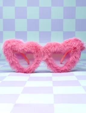 HEART ATTACK FUZZY SHADES - PINK