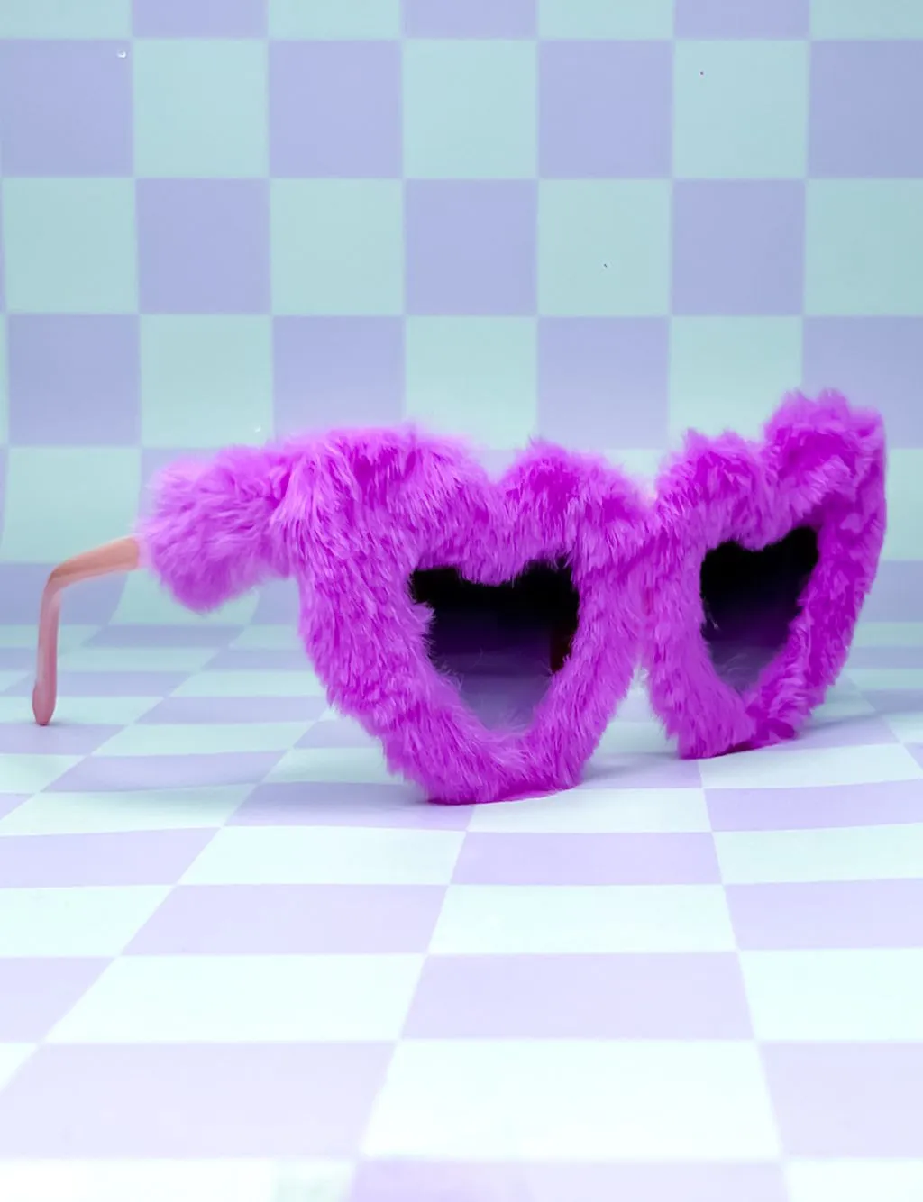 HEART ATTACK FUZZY SHADES - PURPLE