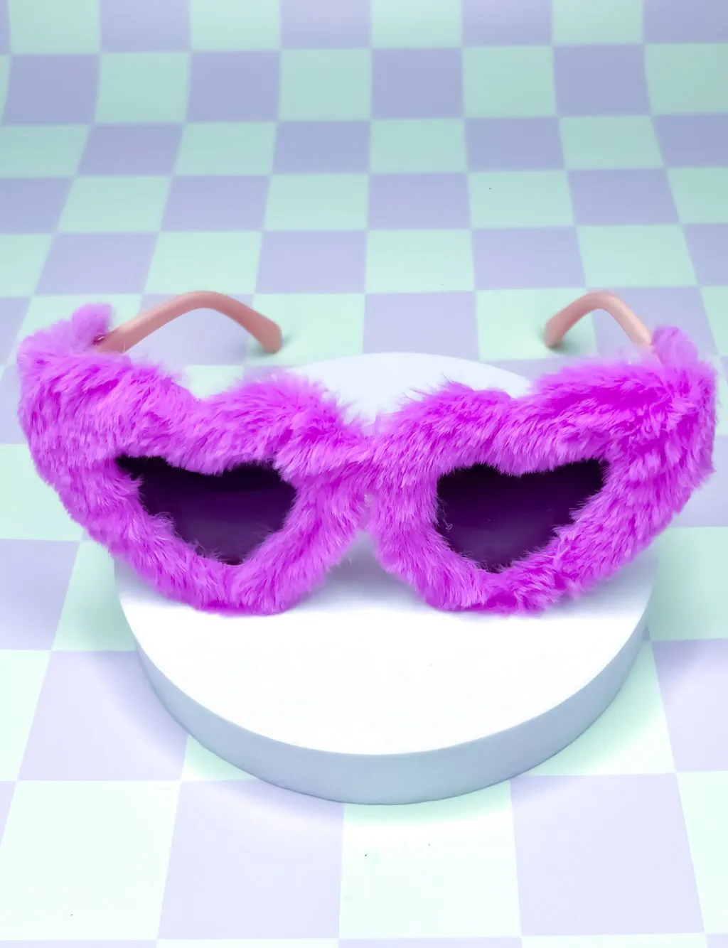 HEART ATTACK FUZZY SHADES - PURPLE