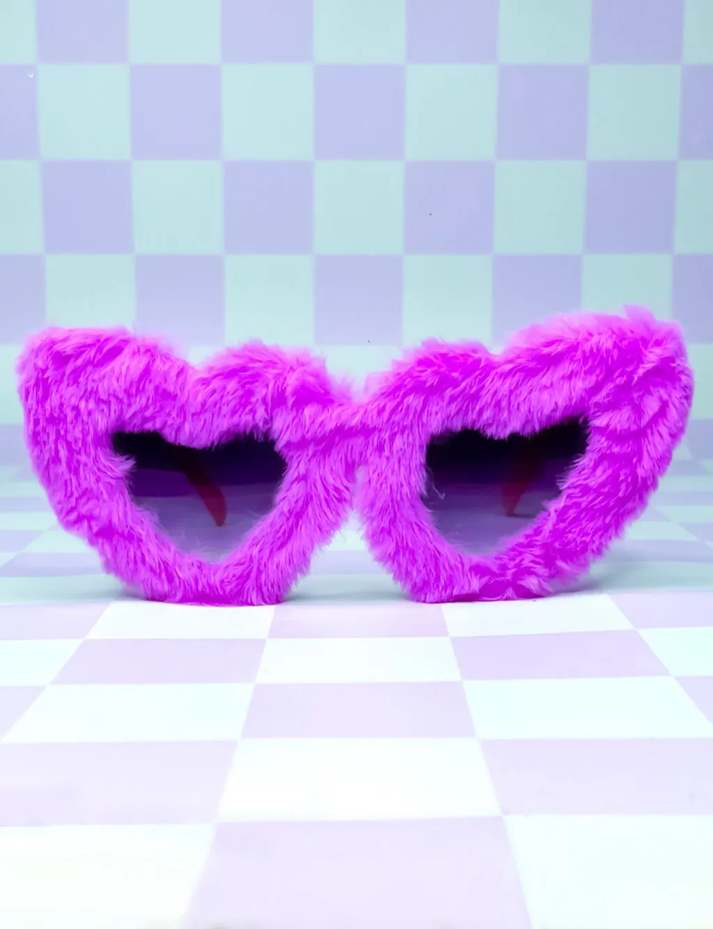 HEART ATTACK FUZZY SHADES - PURPLE