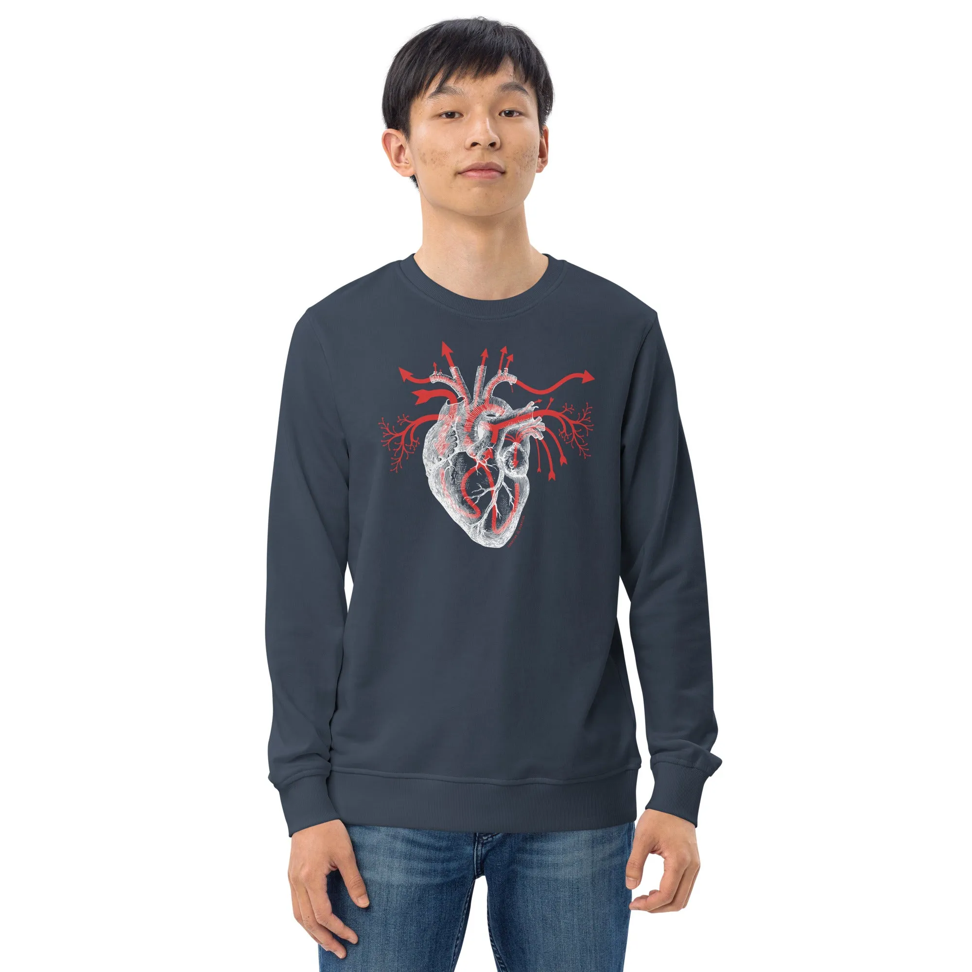 Heart Blood Flow Sweatshirt - Organic