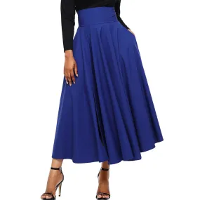 High Waist Pleated Skirt