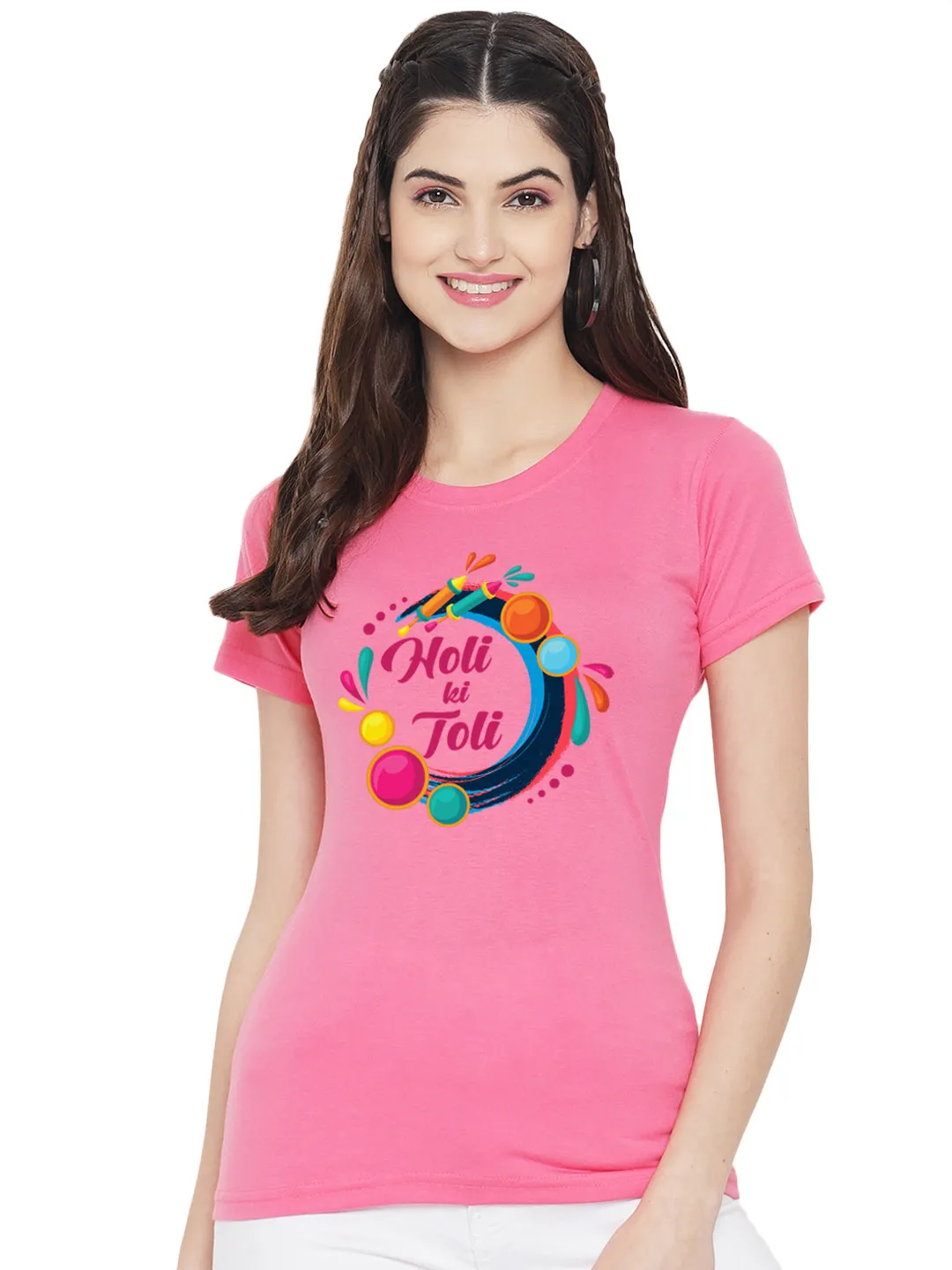 Holi Ki Toli Women's Tshirt