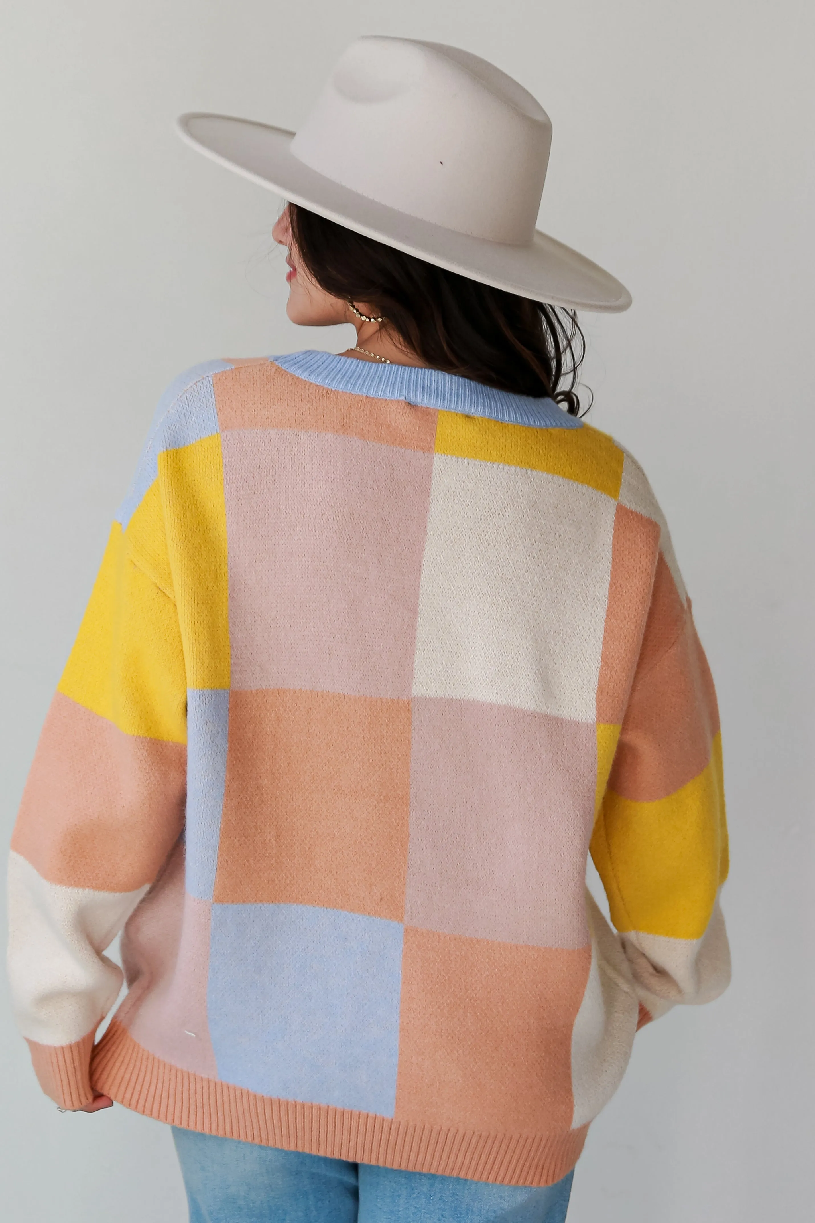 In Good Company Color Block Oversized Sweater