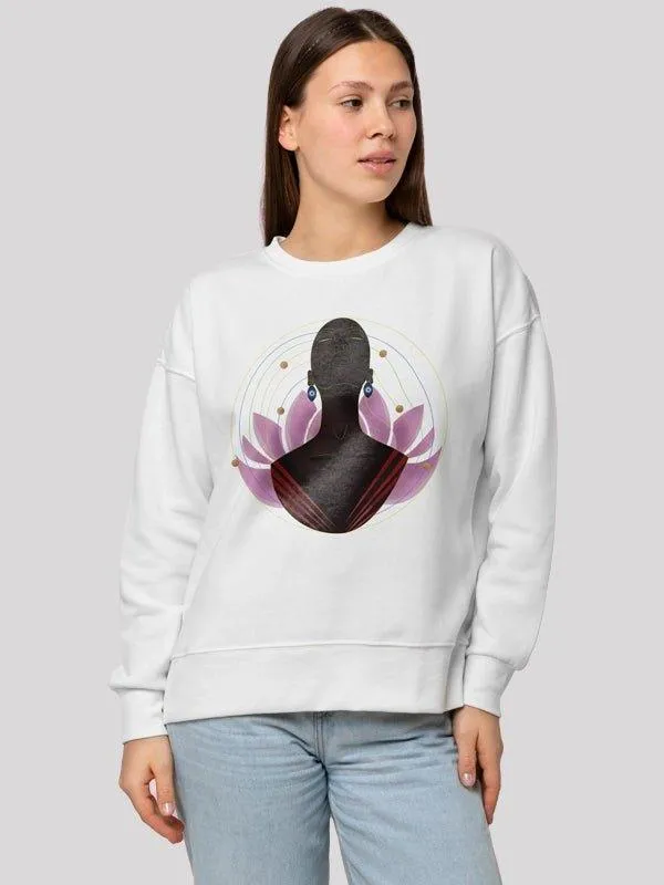 Indriyas White Women's Sweatshirt