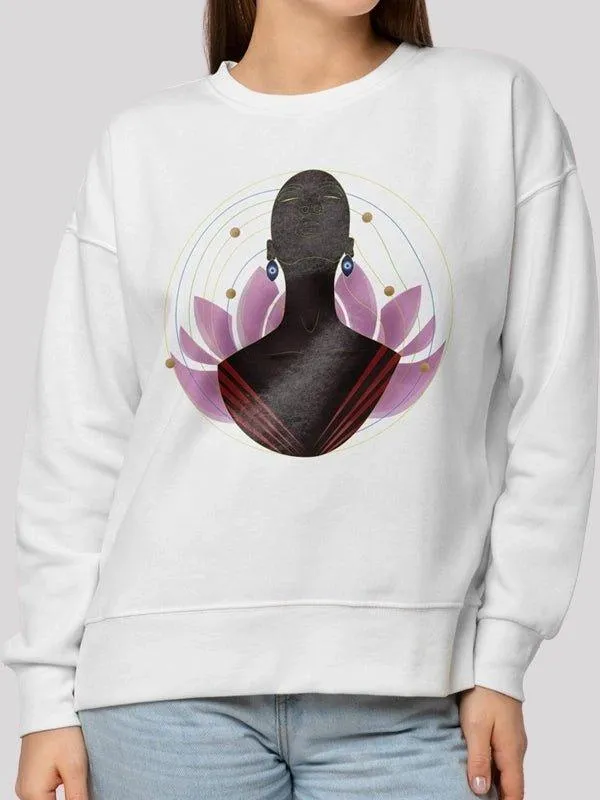 Indriyas White Women's Sweatshirt