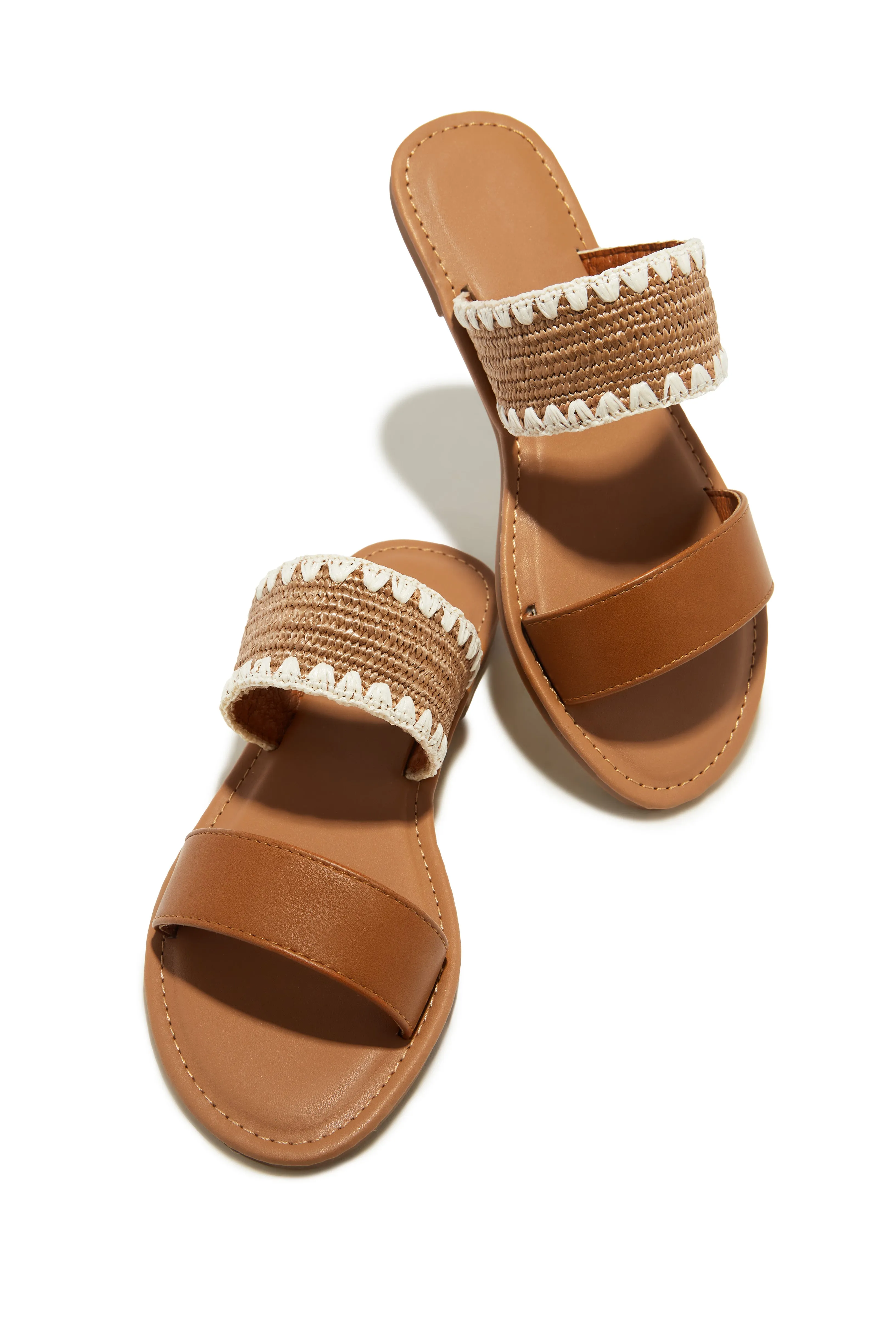 Janice Slip On Sandals - Gold