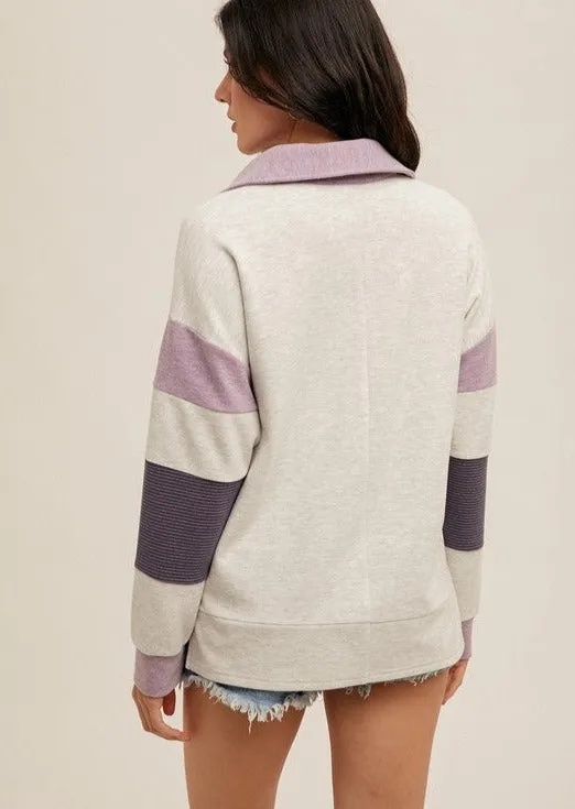 Jersey Striped Pullovers - 2 Colors!