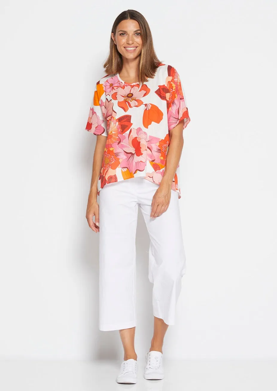 Jessica Top in Puglia print