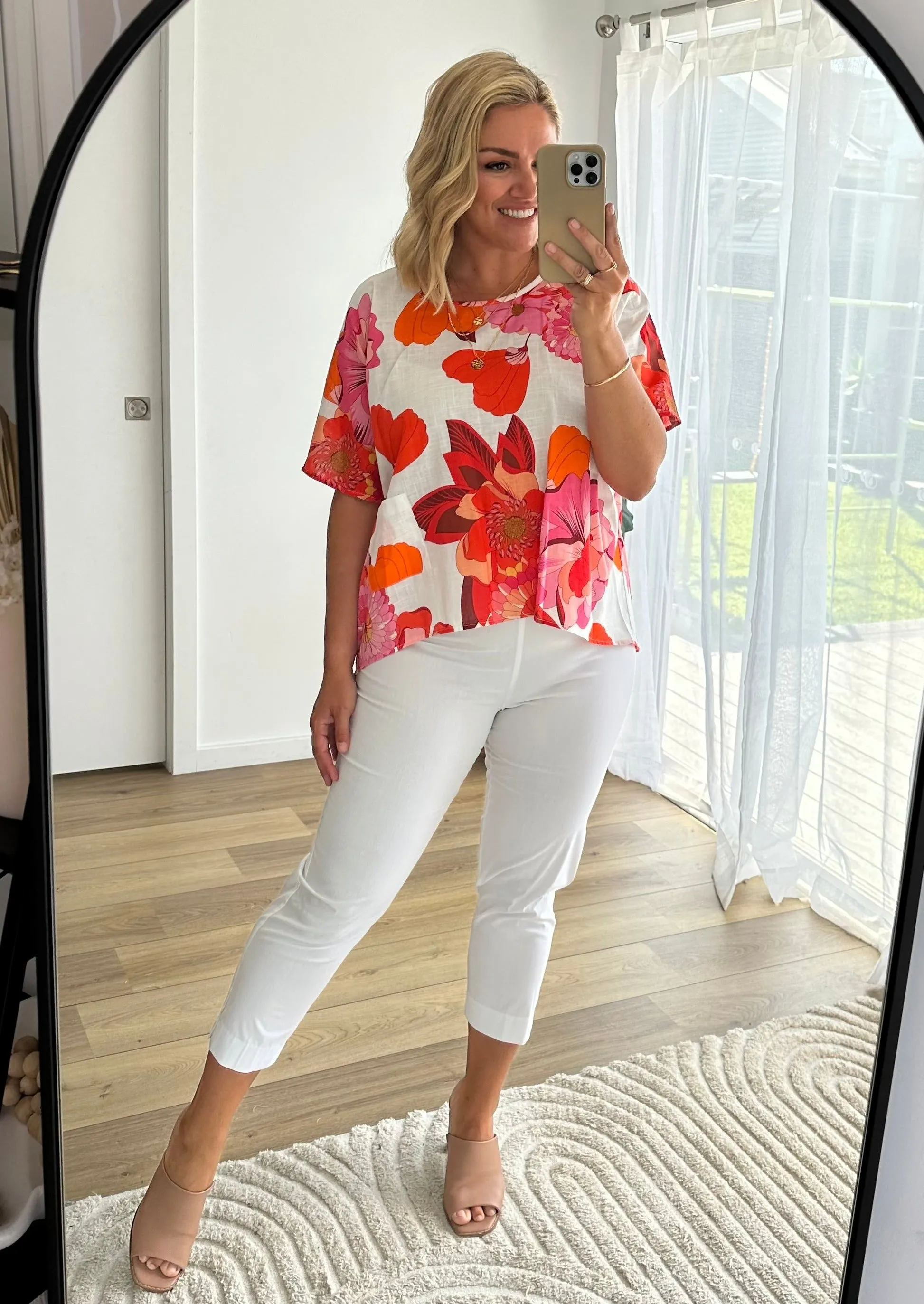 Jessica Top in Puglia print