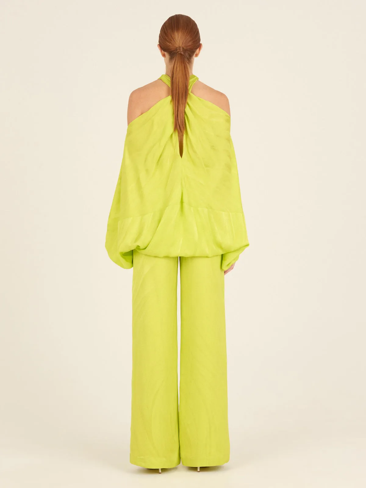 Juno Blouse Verde Lime