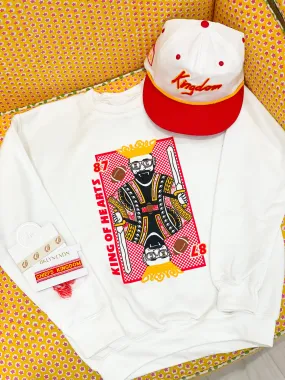 King of Hearts Kelce sweatshirt