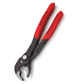 Knipex Cobra® High-Tech Water Pump Pliers grey atramentized, with non-slip plastic coating 150 mm