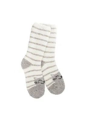 Knit Pickin' Fireside Crew Socks (Cat Stripe)