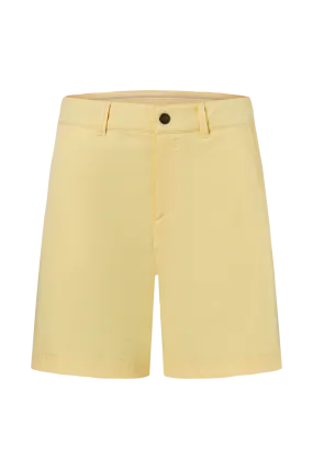 Koralie Light Yellow Functional Golf Shorts