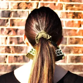 Lara Hair Scrunchie - Olive