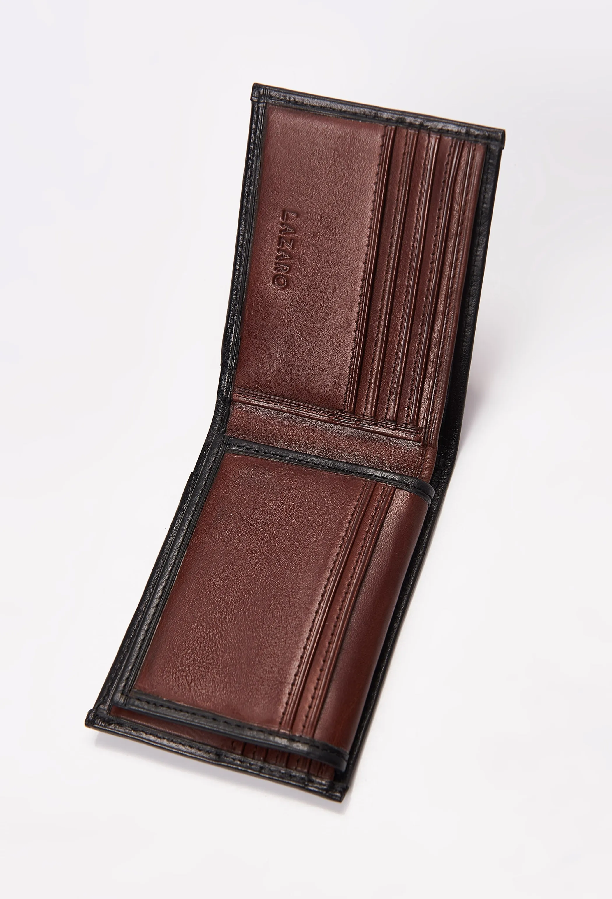 Leather Classic Wallet With Removable Card Holder